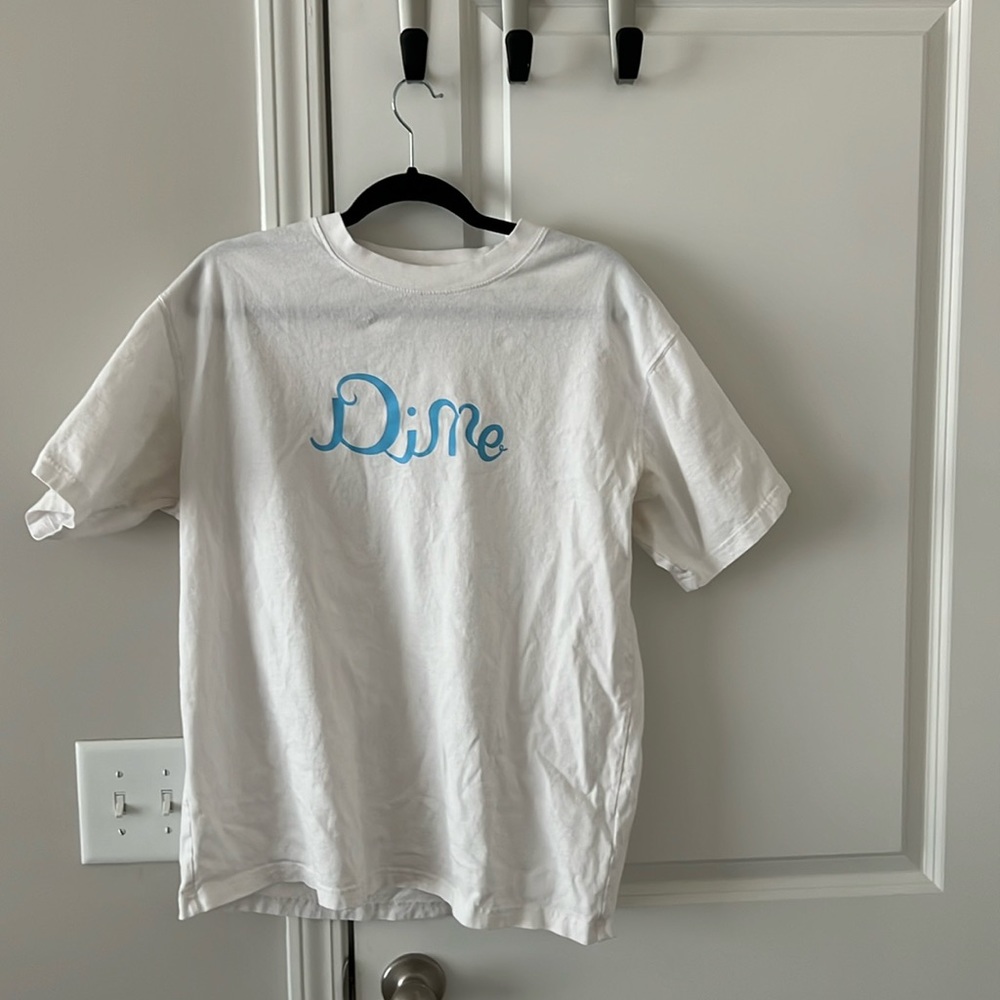 Men’s DIME White Tee Shirt Large